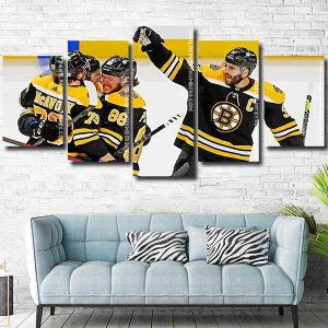 Bruins players Panel paint by numbers