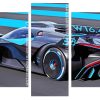 Bugatti Race Car Panels paint by numbers