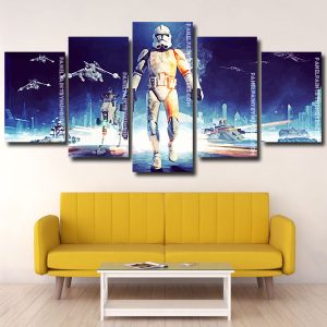 Buttelfied Star Wars panels paint by numbers