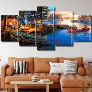 Campfire Memories panels paint by numbers