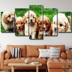 Cavoodle Puppies Panels paint by numbers