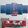 Cityscape Eiffel Tower panels paint by numbers