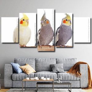 Cockatiels panels paint by numbers