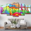 Colorful Landscape panels paint by numbers