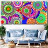 Colorful Mandalas panels paint by numbers