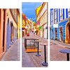 Colorful Street In Zagreb panels paint by numbers