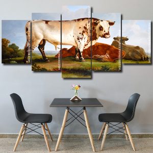 Cows Animals Panels paint by numbers