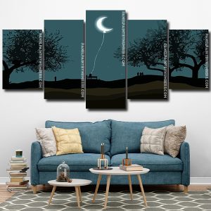 Crescent Moon panels paint by numbers