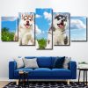 Cute Huskies panels paint by numbers