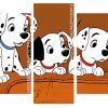 Dalmatians Dogs panels paint by numbers