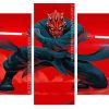 Darth Maul Star Wars panels paint by numbers