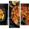 Delicious Paella panels paint by numbers