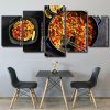 Delicious Paella panels paint by numbers