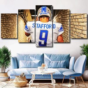 Detroit Lions Quarterback Matthew Panels paint by numbers