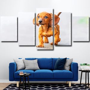 Doxie Daschsund puppy animal Panel paint by numbers