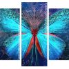 Fantasy Blue Butterfly Panels paint by numbers