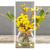 Forsythia Glass Vase Panels paint by numbers