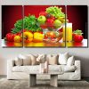 Fruits And Vegetables Panels paint by numbers