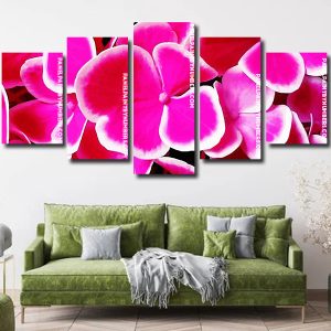 Fuchsia flowers Panel paint by numbers