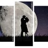 Full Moon Couple panels paint by numbers