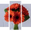 Gerberas Bouquet Glass panels paint by numbers