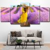 Girl In Lavender Field Panels paint by numbers