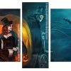 Gothic Halloween Witch panels paint by numbers