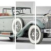 Grey Vintage Car panels paint by numbers