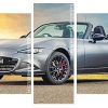 Grey Mazda Mx5 Panels paint by numbers