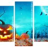 Halloween Full Moon panels paint by numbers