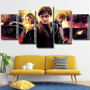 Harry Potter Hermione Granger and Ron Weasley Panel paint by numbers