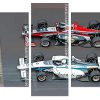 Indy Racing Cars Panels paint by numbers