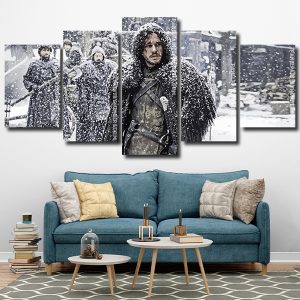 Jon Snow panels paint by numbers