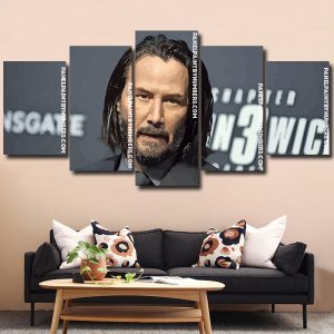 Keanu Reeves John Wick panels paint by numbers