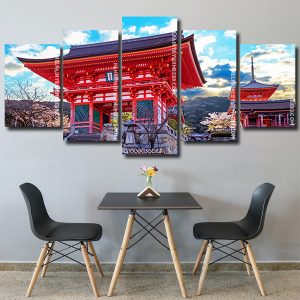 Kiyomizu Temple Japan panels paint by numbers