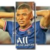 Kylian Mbappé Panels paint by numbers