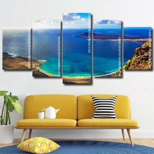 Lanzarote Landscape panels paint by numbers