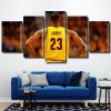 Lebron James Lakers panels paint by numbers