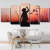 Lonely Girl Silhouette panels paint by numbers