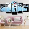 Lovely Couple Silhouette panels paint by numbers