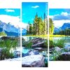 Maligne Canada Landscape Panels paint by numbers