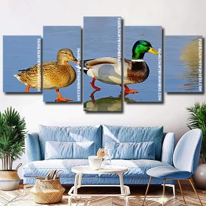 Mallard Ducks panels paint by numbers