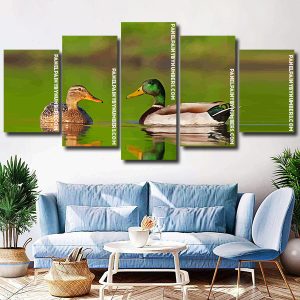 Mallard Ducks panels paint by numbers