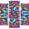 Mandala Art panels paint by numbers