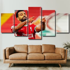 Mohamed Salah panel paint by numbers