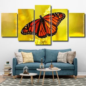 Monarch Butterfly panels paint by numbers