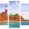 Montauk Point State Park New York Panels paint by numbers