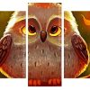 Mystical Owl panels paint by numbers