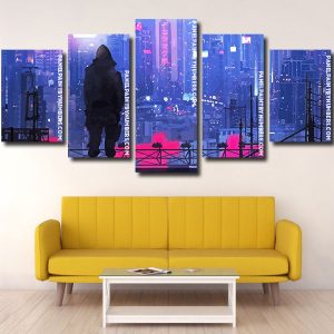 Aesthetic Futuristic Arts Panels paint by numbers