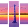 Oakland Bay Bridge At Sunset panels paint by numbers